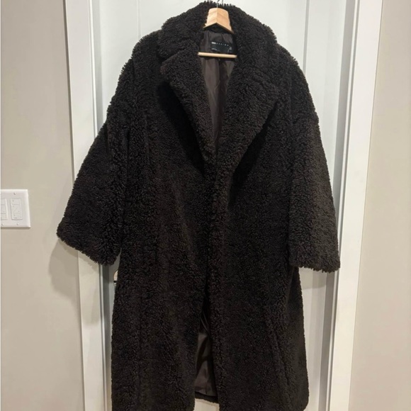 ASOS Black Teddy Jacket - Picture 2 of 3